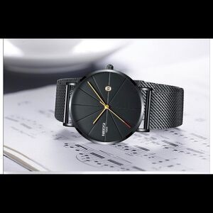 🎉NiBoSi thin quality wristwatch Stainless Steel